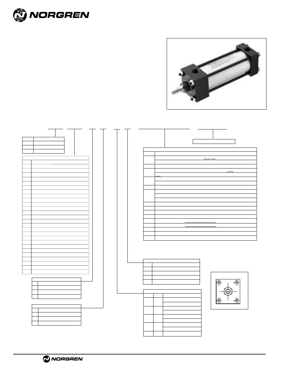 Cylinder order information, Act-1-28 | Norgren NFPA Aluminum & Steel Cylinders User Manual | Page 28 / 97