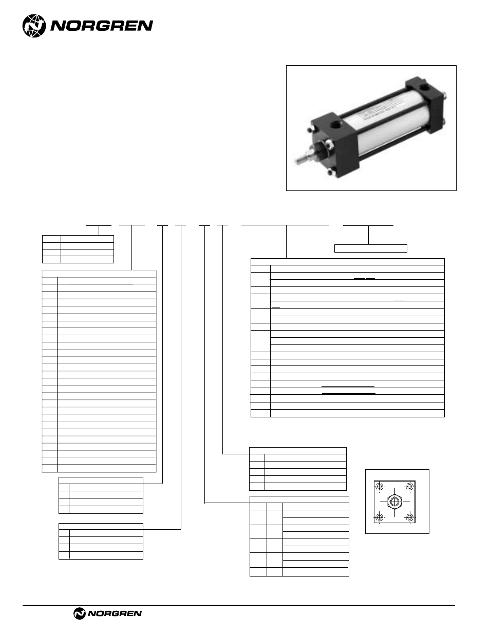 Cylinder order information, Act-1-30 | Norgren NFPA Aluminum & Steel Cylinders User Manual | Page 30 / 97