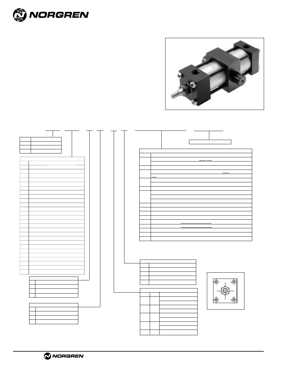 Cylinder order information, Act-1-48 | Norgren NFPA Aluminum & Steel Cylinders User Manual | Page 48 / 97