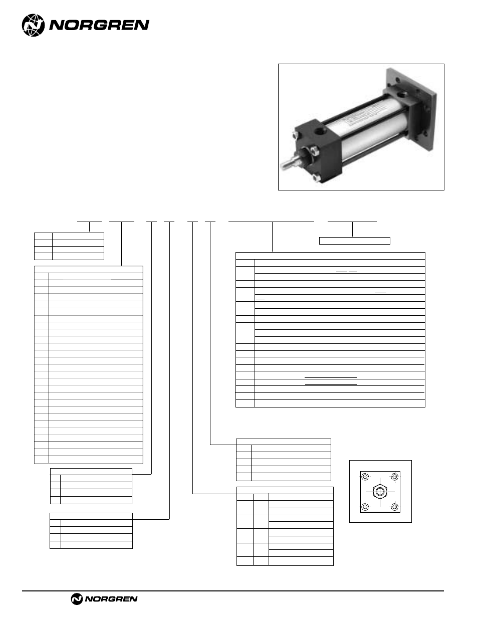 Fixed clevis, Cylinder order information, Act-1-66 | Norgren NFPA Aluminum & Steel Cylinders User Manual | Page 66 / 97