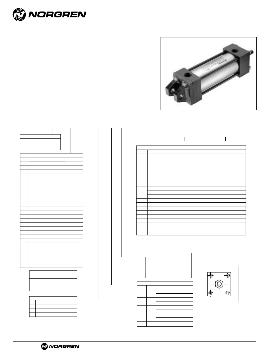 Mp2 1-1/2" – 8, Cylinder order information, Act-1-68 | Norgren NFPA Aluminum & Steel Cylinders User Manual | Page 68 / 97