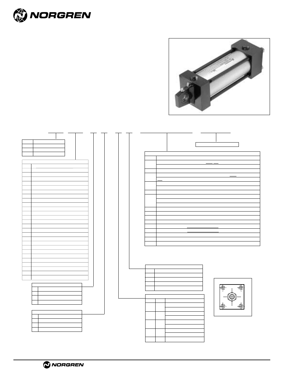 Cylinder order information, Act-1-76 | Norgren NFPA Aluminum & Steel Cylinders User Manual | Page 76 / 97