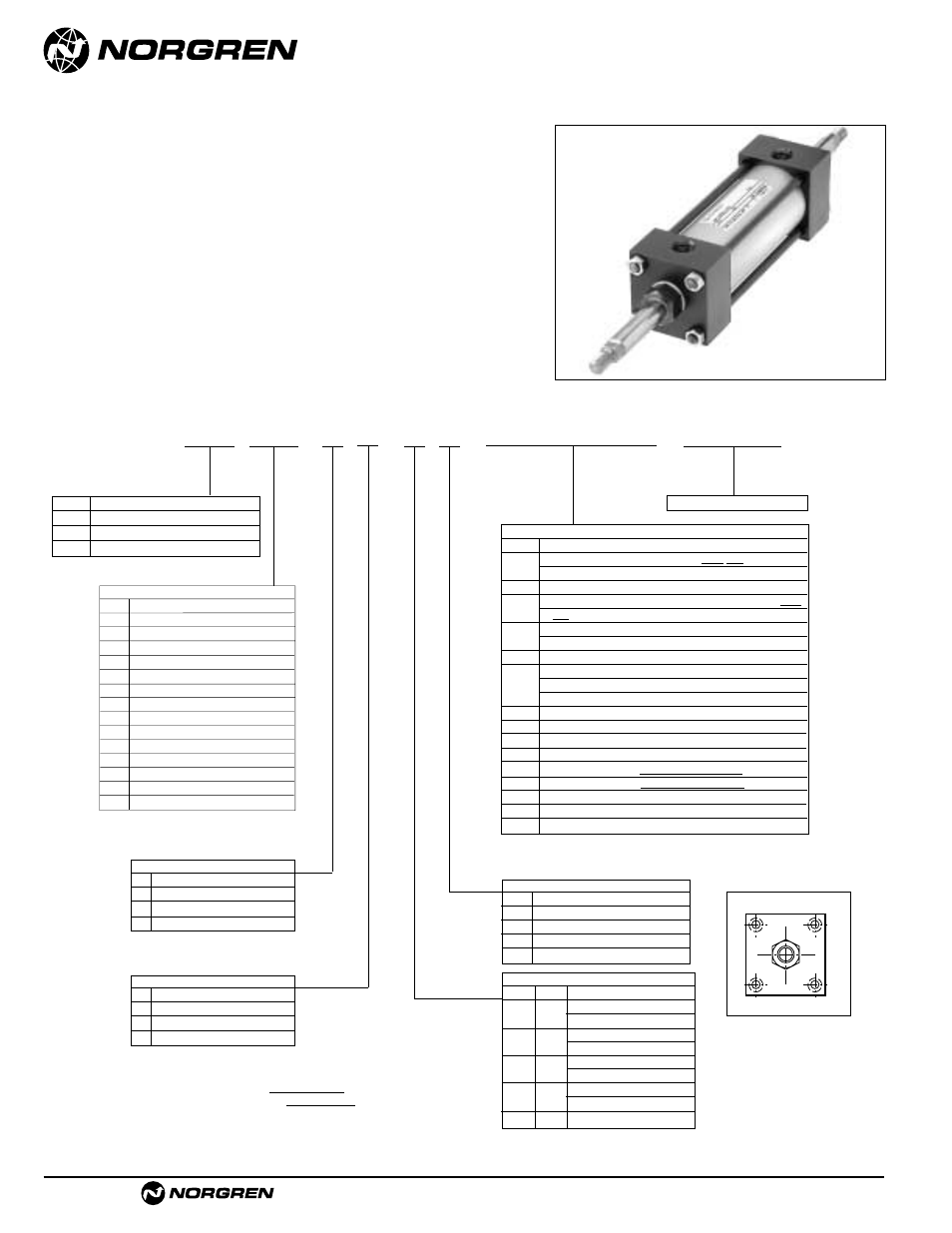 Cylinder order information, Act-1-82 | Norgren NFPA Aluminum & Steel Cylinders User Manual | Page 82 / 97