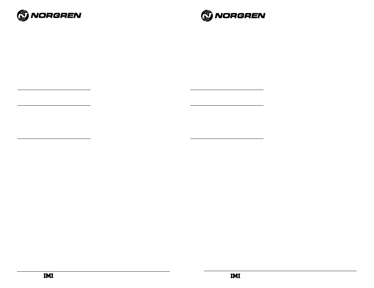 Norgren ISO Star Series Directional Control Valves User Manual | 2 pages