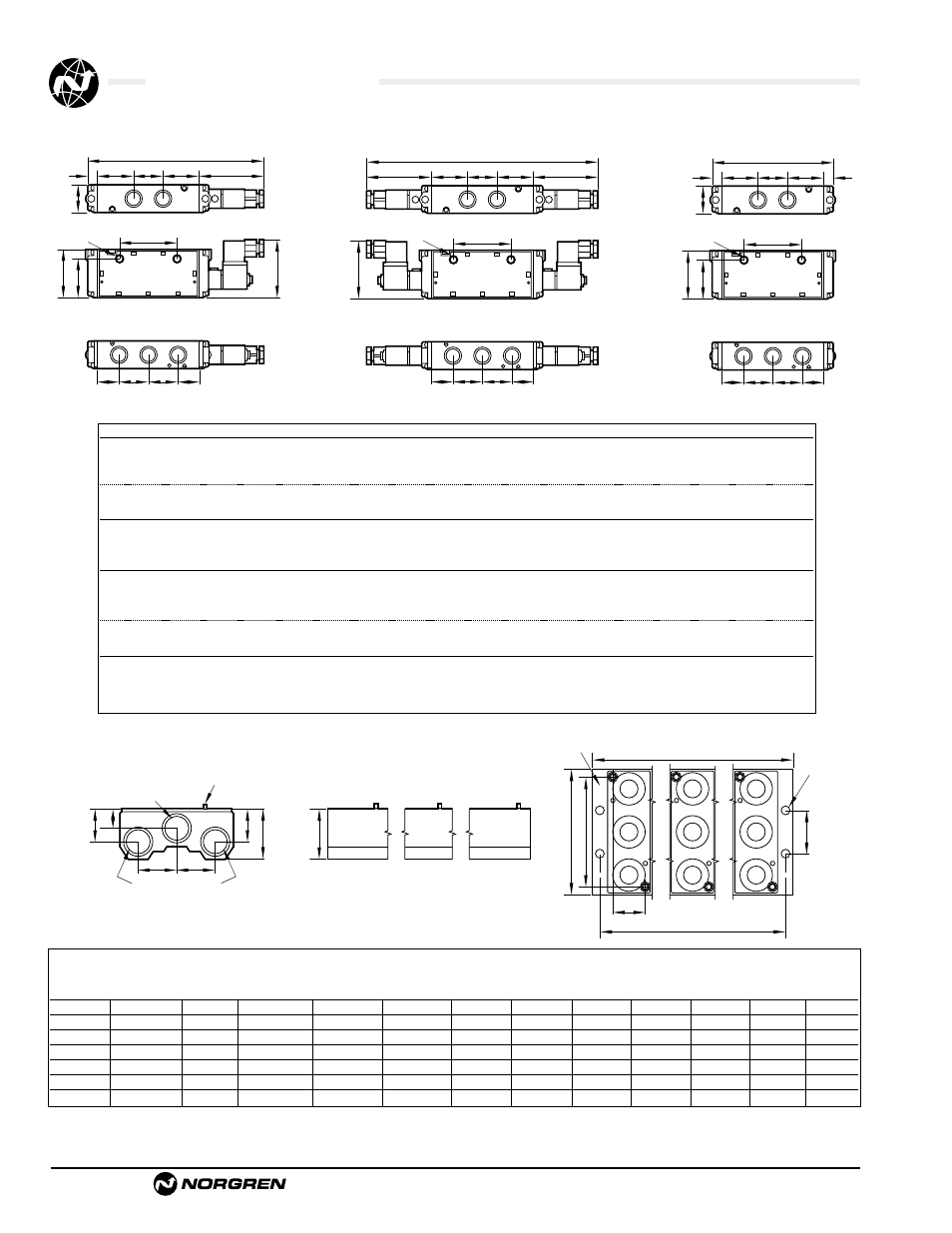 Nugget 500 series valves | Norgren 500 Series Nugget User Manual | Page 14 / 22