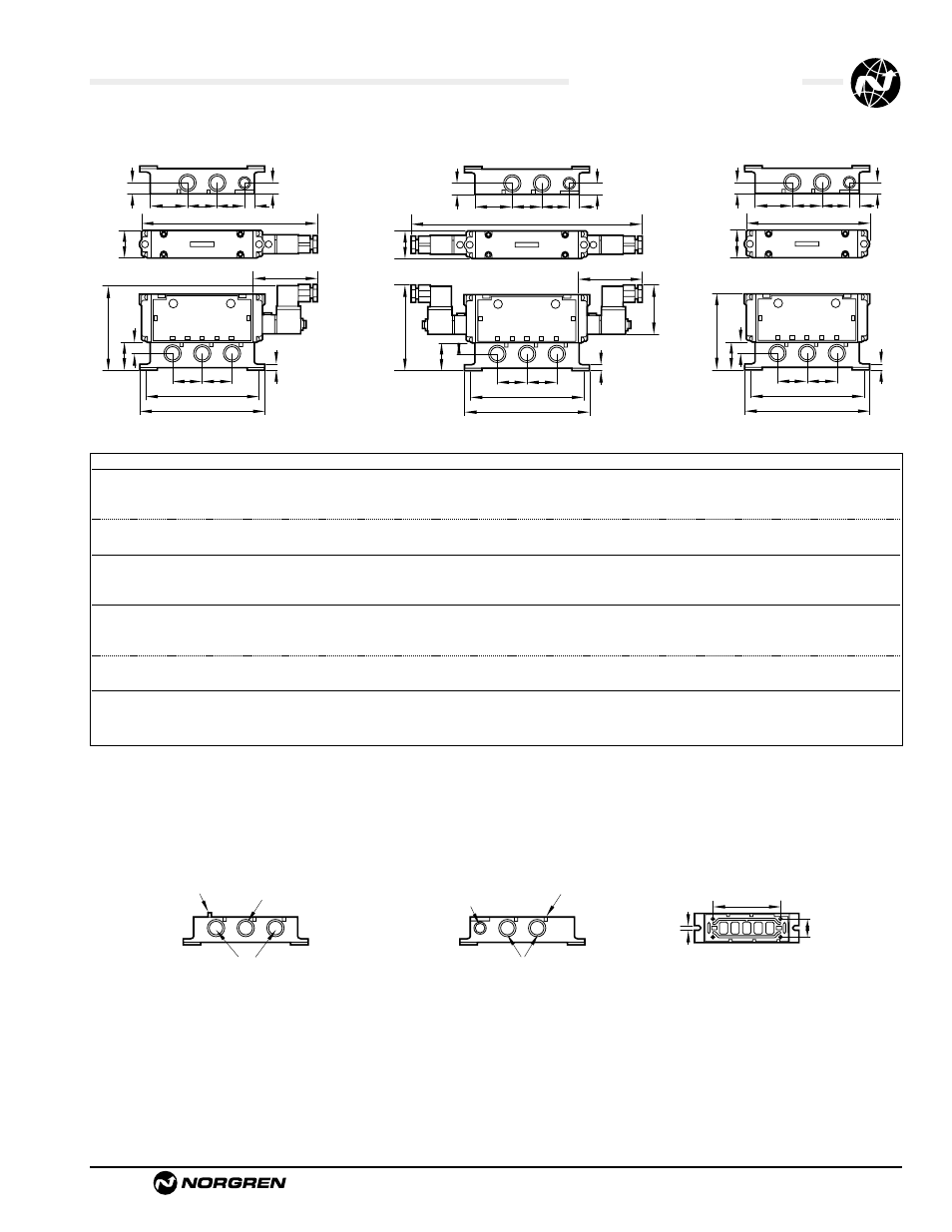 Nugget 500 series valves | Norgren 500 Series Nugget User Manual | Page 15 / 22