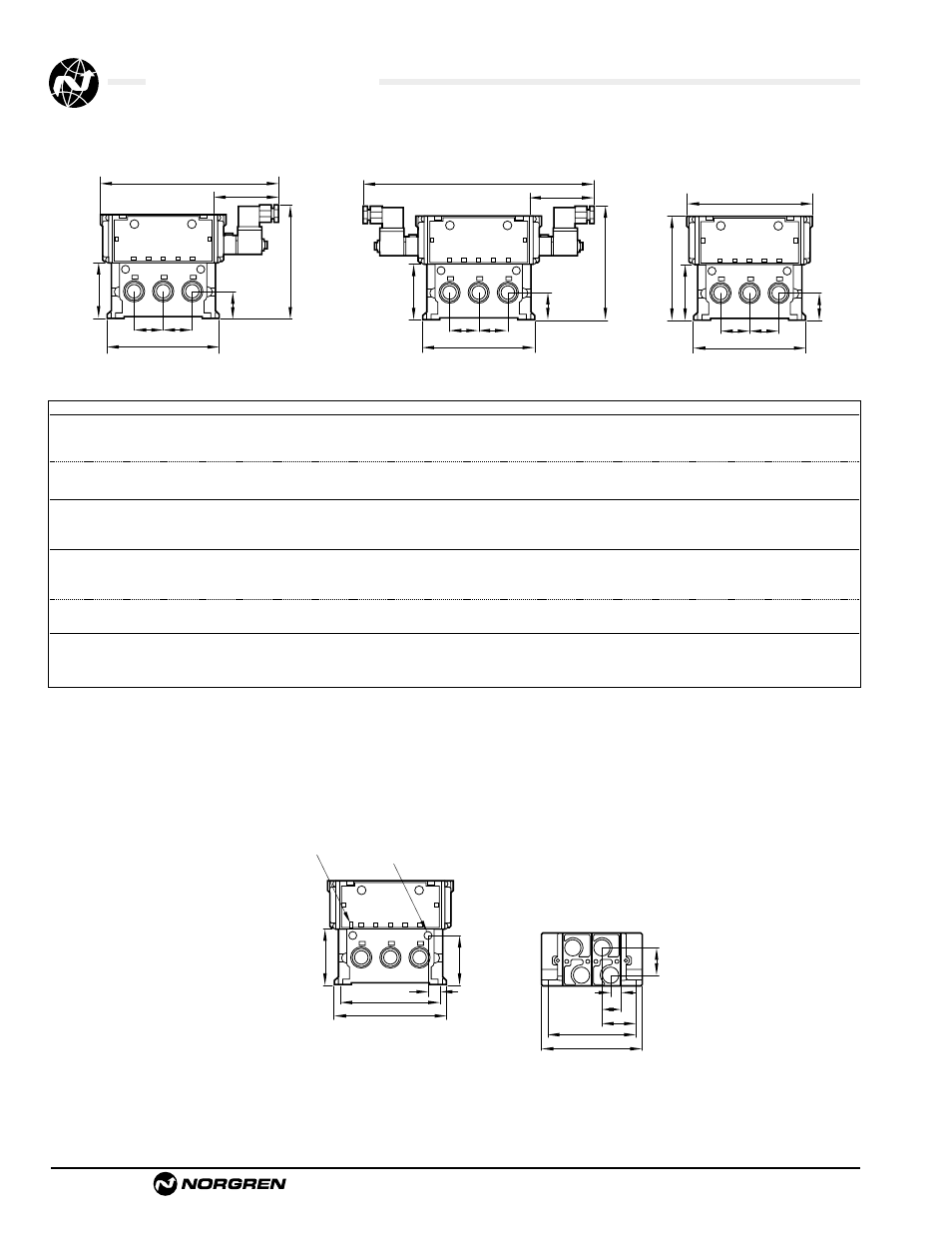 Nugget 500 series valves | Norgren 500 Series Nugget User Manual | Page 16 / 22