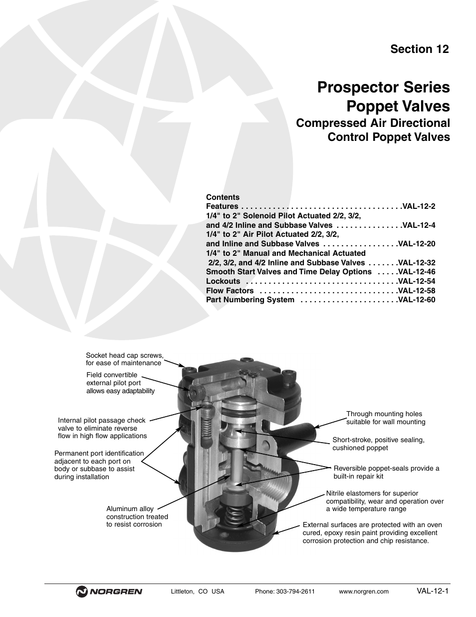 Norgren Prospector Series Datasheets User Manual | 62 pages