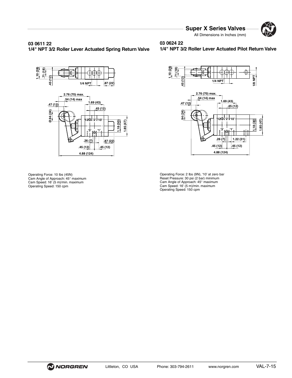 Super x series valves | Norgren Super X Series Valves User Manual | Page 15 / 29