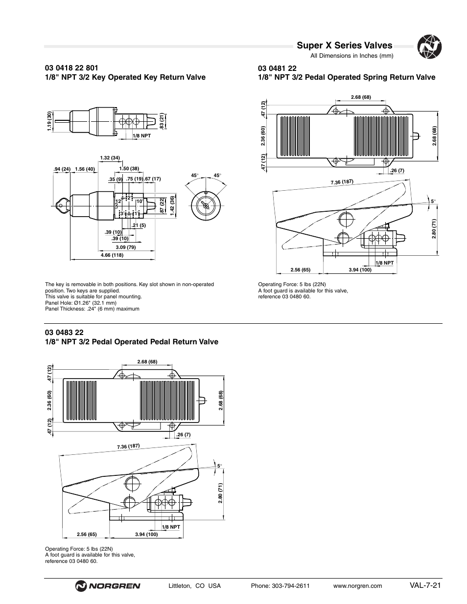 Super x series valves | Norgren Super X Series Valves User Manual | Page 21 / 29