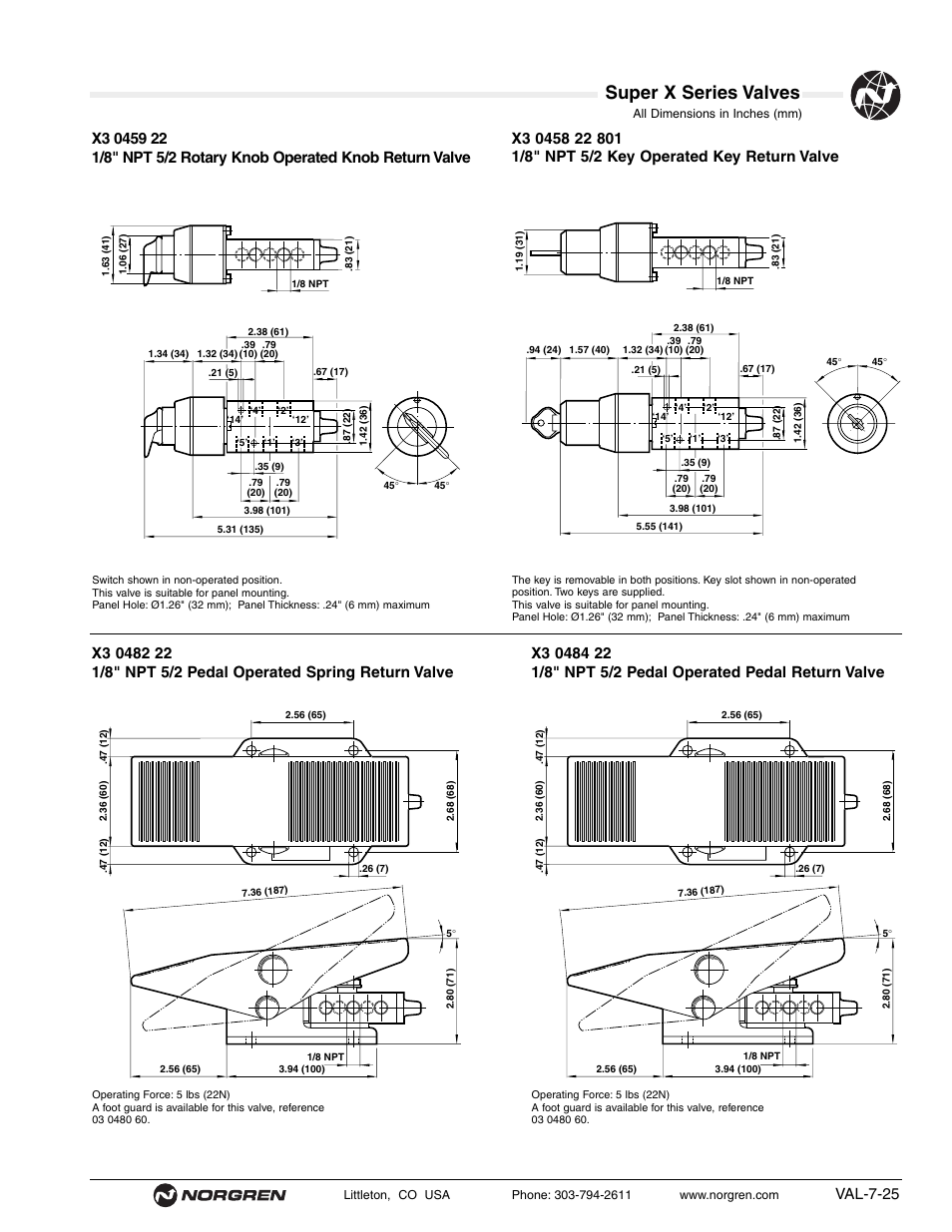 Super x series valves | Norgren Super X Series Valves User Manual | Page 25 / 29