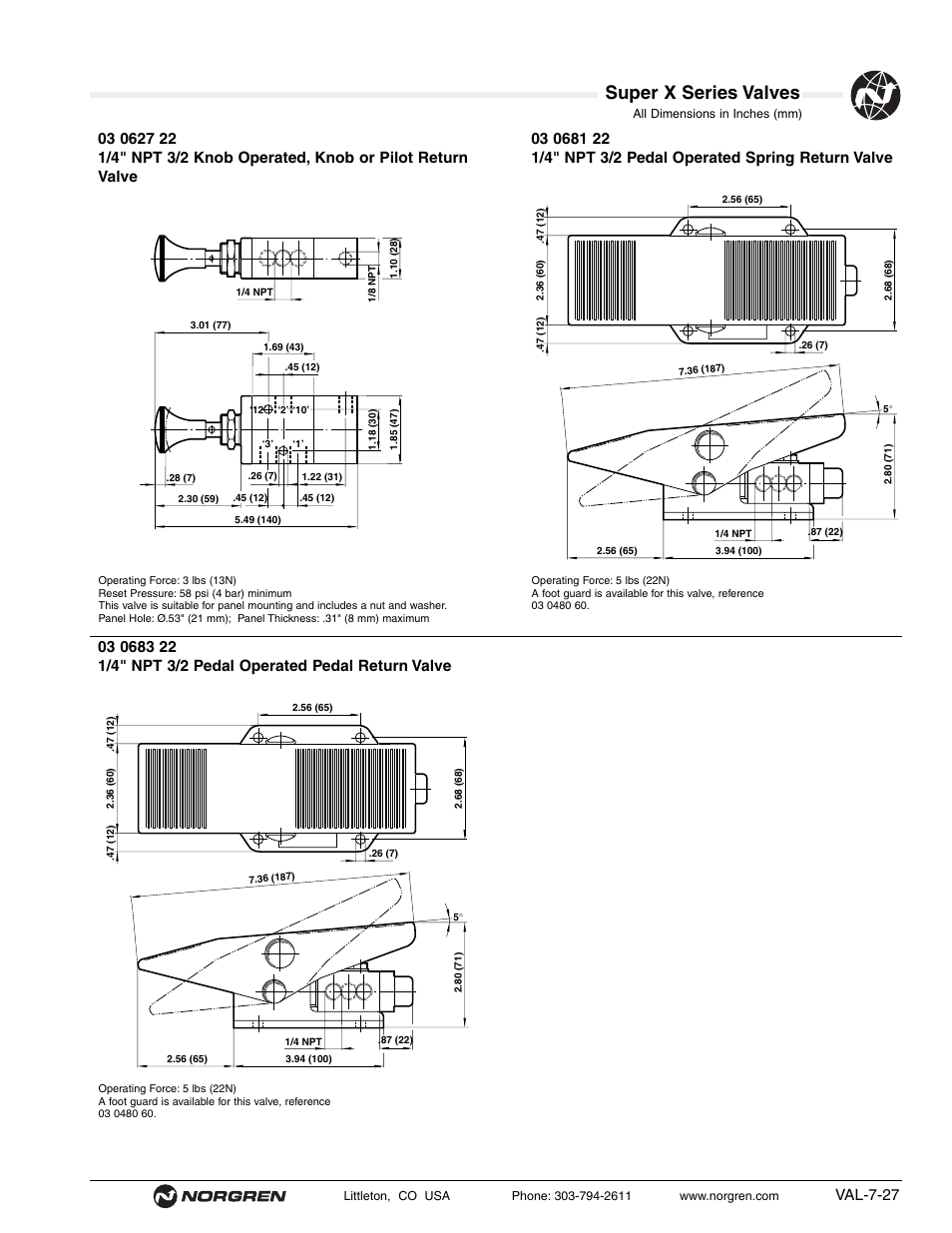 Super x series valves | Norgren Super X Series Valves User Manual | Page 27 / 29