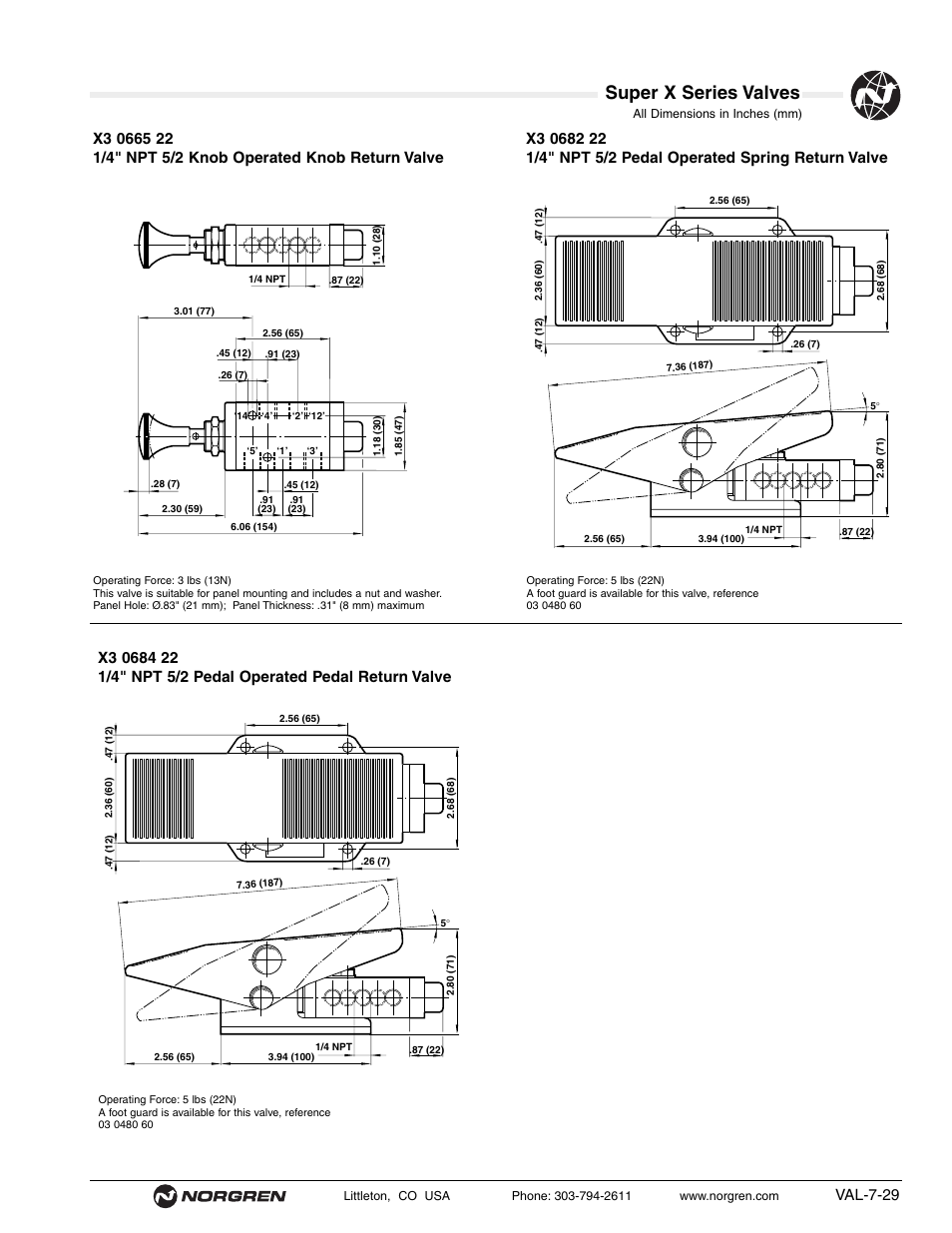 Super x series valves | Norgren Super X Series Valves User Manual | Page 29 / 29