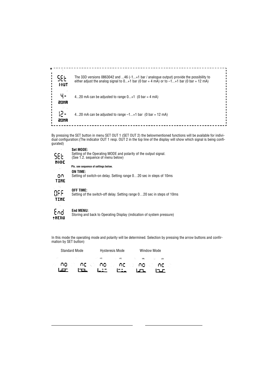 Norgren 33D Electronic Pressure Switches Installation Instructions User Manual | Page 7 / 20