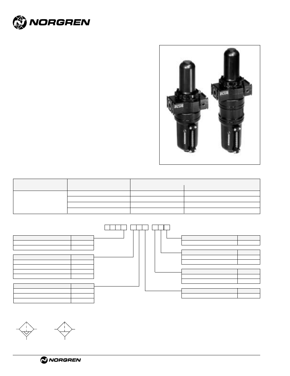 F64b/l coalescing/oil vapor, F64b/l | Norgren Filter Contents User Manual | Page 47 / 53