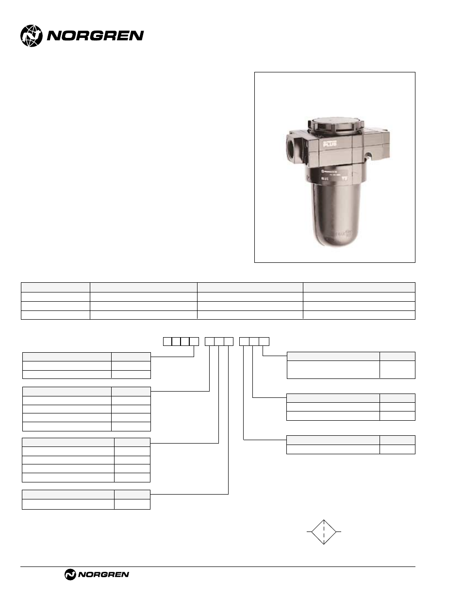 F68v/y olympian plus oil vapor removal filter, F68v/y | Norgren Filter Contents User Manual | Page 49 / 53