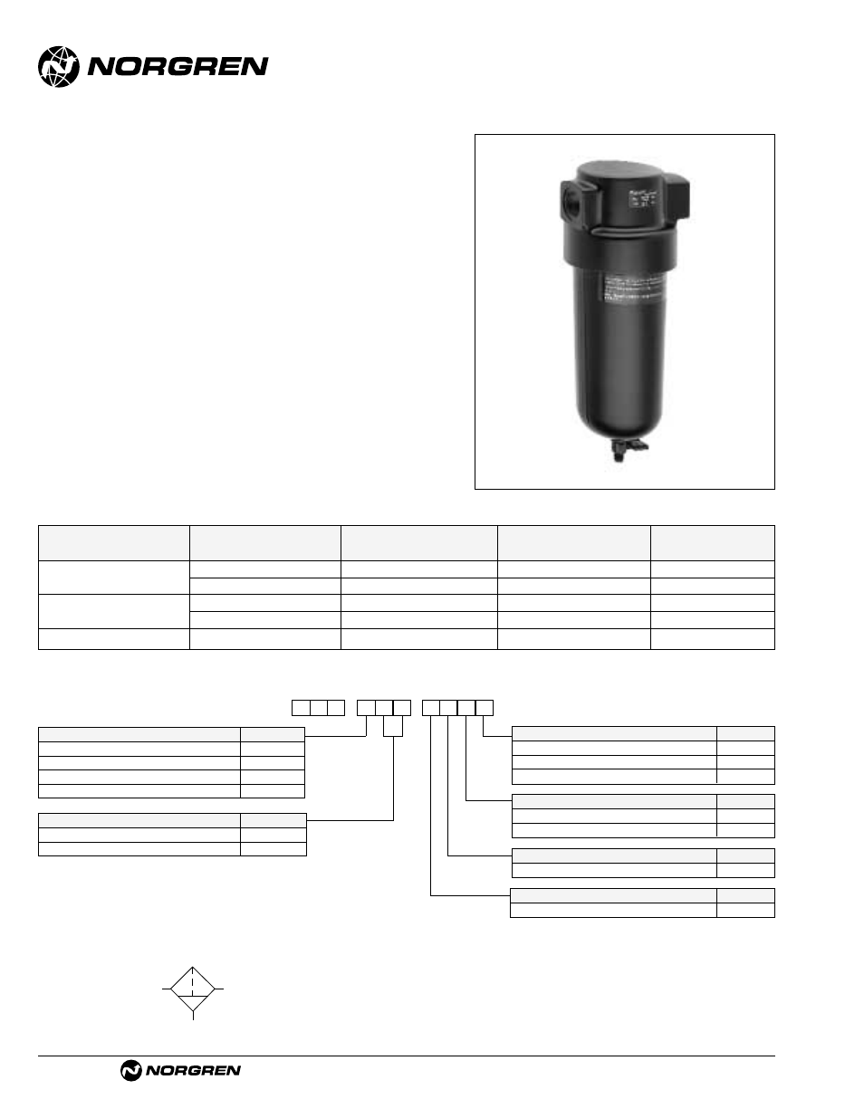 F46 oil vapor removal filter | Norgren Filter Contents User Manual | Page 51 / 53