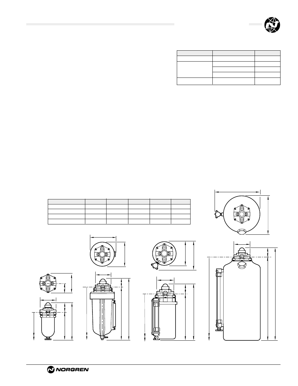 Ale-14-21, Technical data, Service kits | Norgren Lubricators User Manual | Page 25 / 26