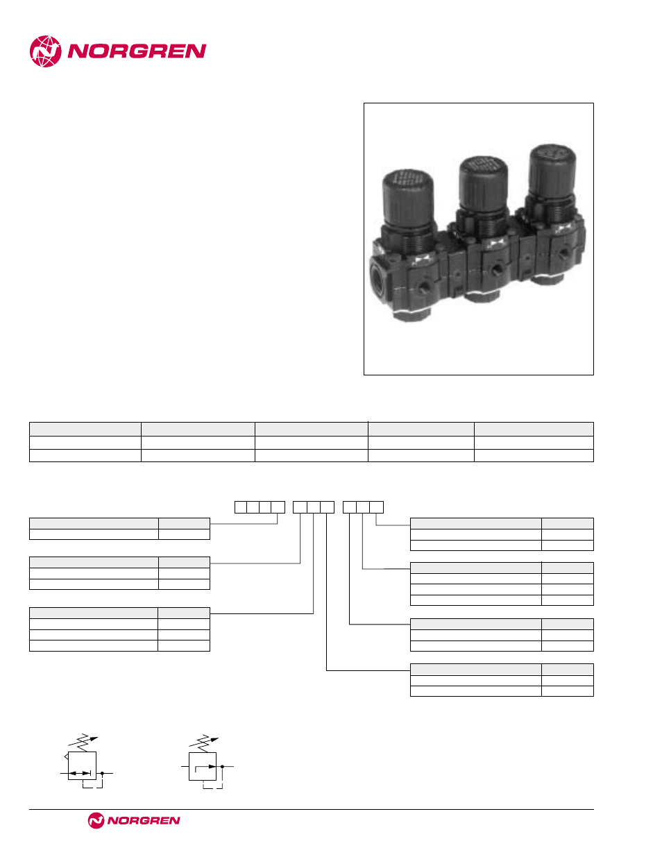 R72m | Norgren Manifold Regulators User Manual | Page 4 / 5