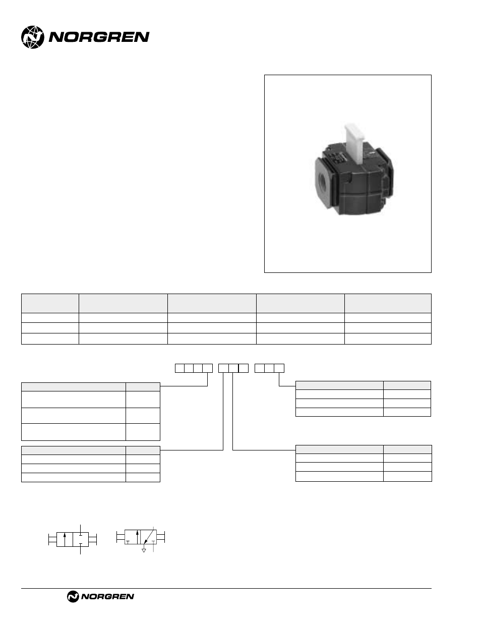 Norgren T73 Series User Manual | 2 pages