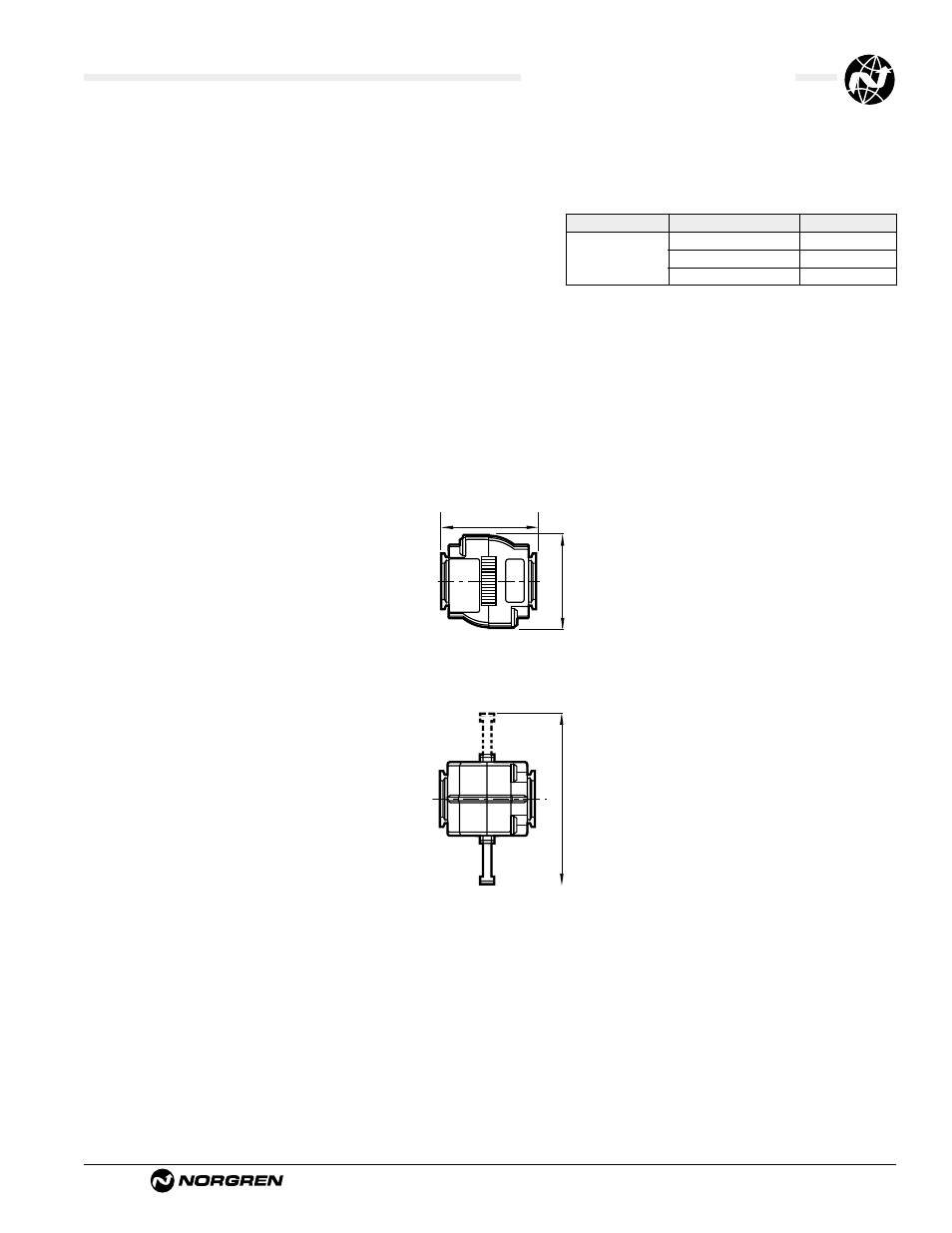 T73 shut-off & lockout valves | Norgren T73 Series User Manual | Page 2 / 2