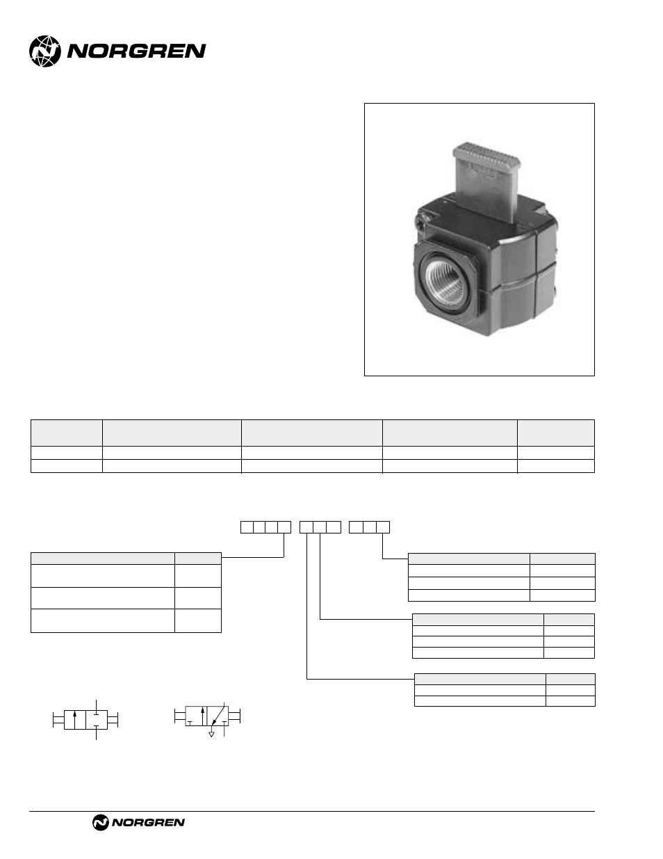 Norgren T72 Series Datasheets User Manual | 2 pages