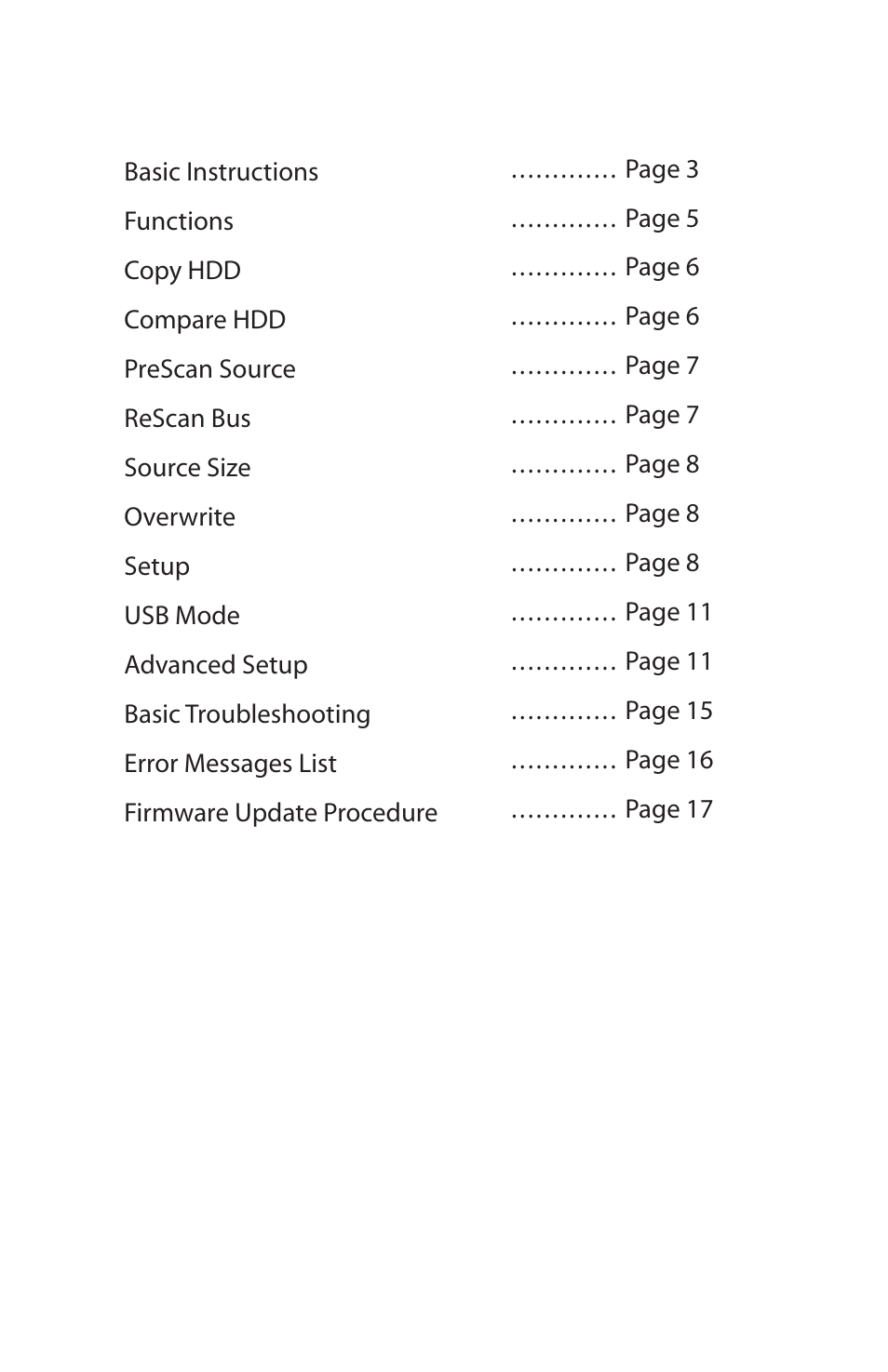 Addonics Technologies 1:1 HDD DUPLICATOR PRO-S HDUSI325AES User Manual | Page 2 / 17