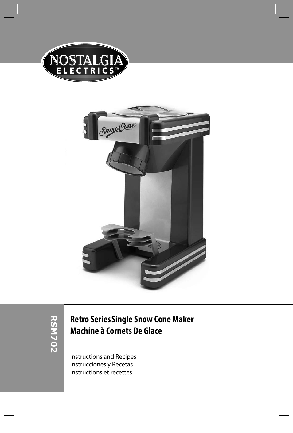 Nostalgia Electrics RSM702 User Manual | Page 2 / 24