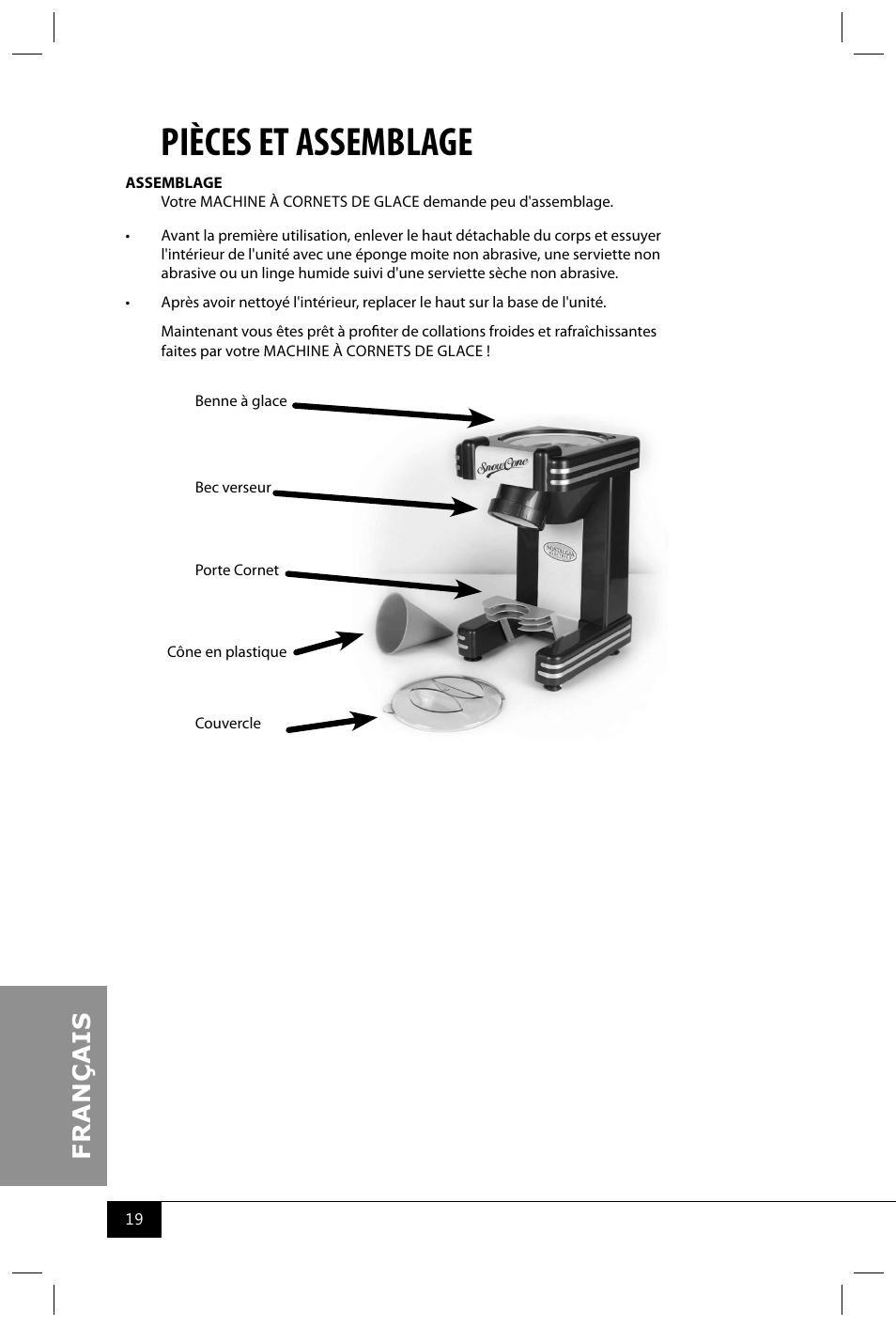 Pièces et assemblage | Nostalgia Electrics RSM702 User Manual | Page 21 / 24