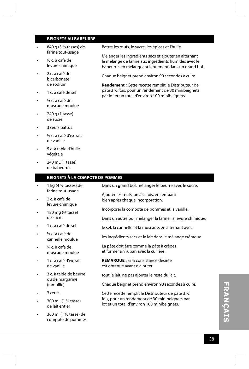 Nostalgia Electrics MDF200 User Manual | Page 40 / 42