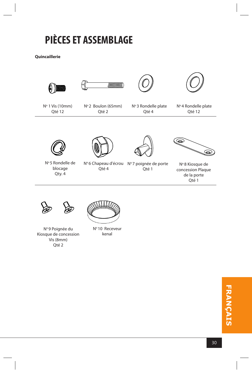 Pièces et assemblage | Nostalgia Electrics CCP810 User Manual | Page 32 / 40