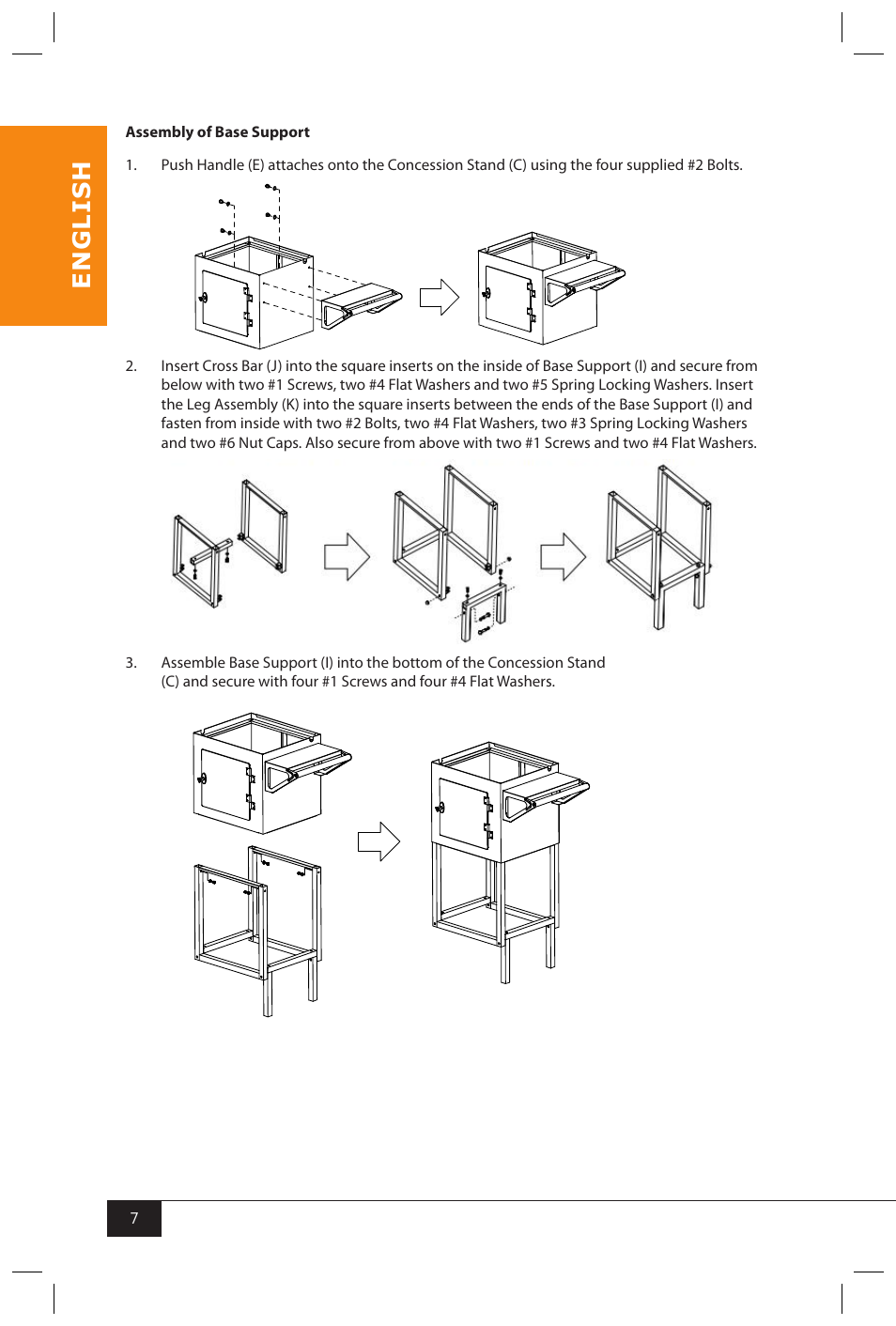 En g li s h | Nostalgia Electrics CCP810 User Manual | Page 9 / 40