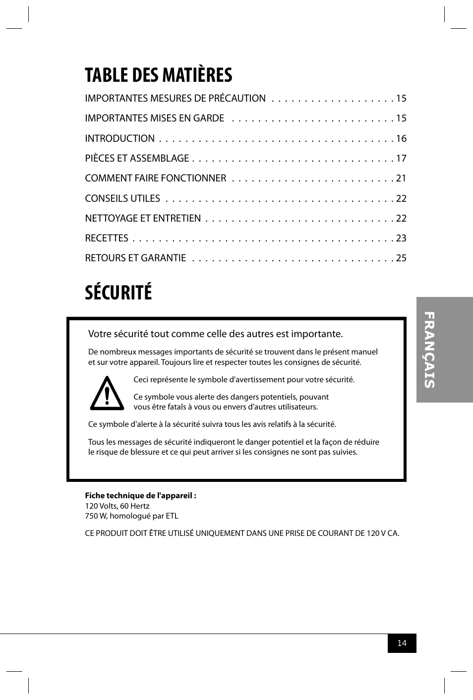 Nostalgia Electrics CCP610 User Manual | Page 16 / 40