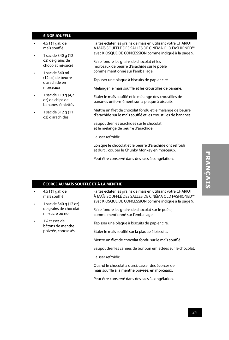 Nostalgia Electrics CCP610 User Manual | Page 26 / 40