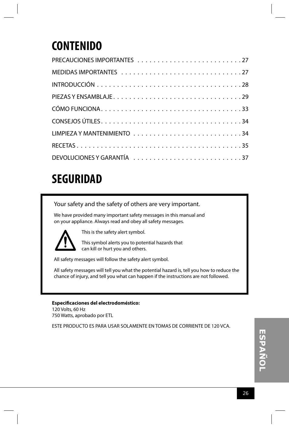 Nostalgia Electrics CCP610 User Manual | Page 28 / 40