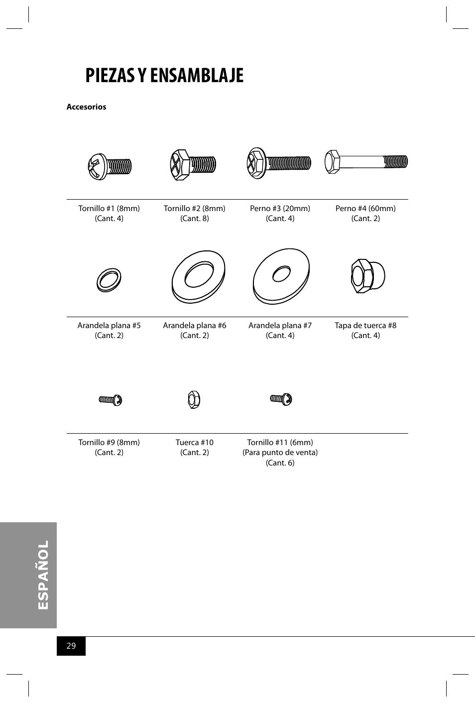 Piezas y ensamblaje | Nostalgia Electrics CCP610 User Manual | Page 31 / 40