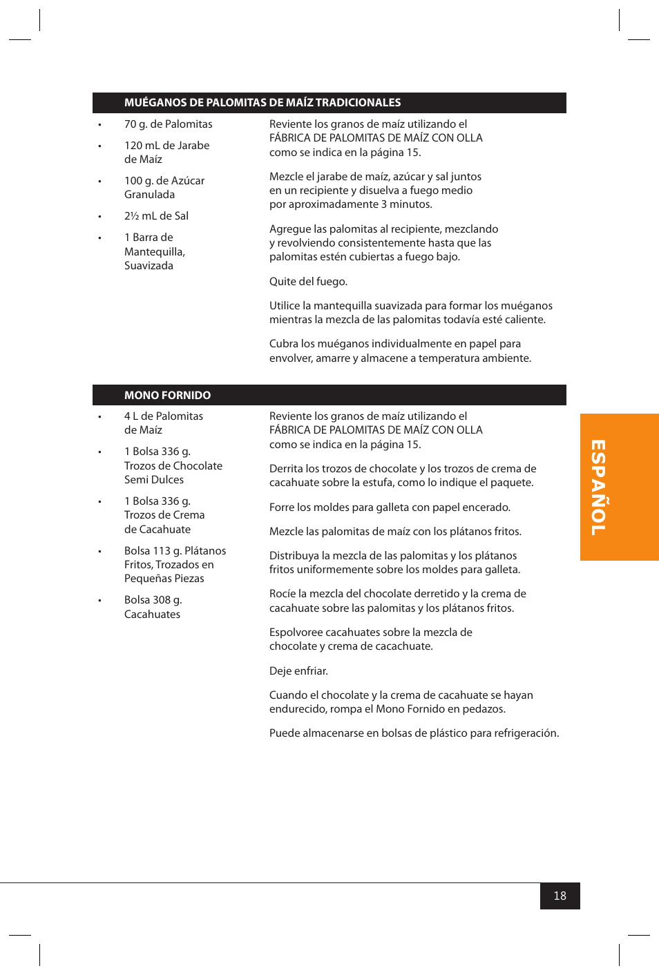 Nostalgia Electrics KPM200 User Manual | Page 20 / 32