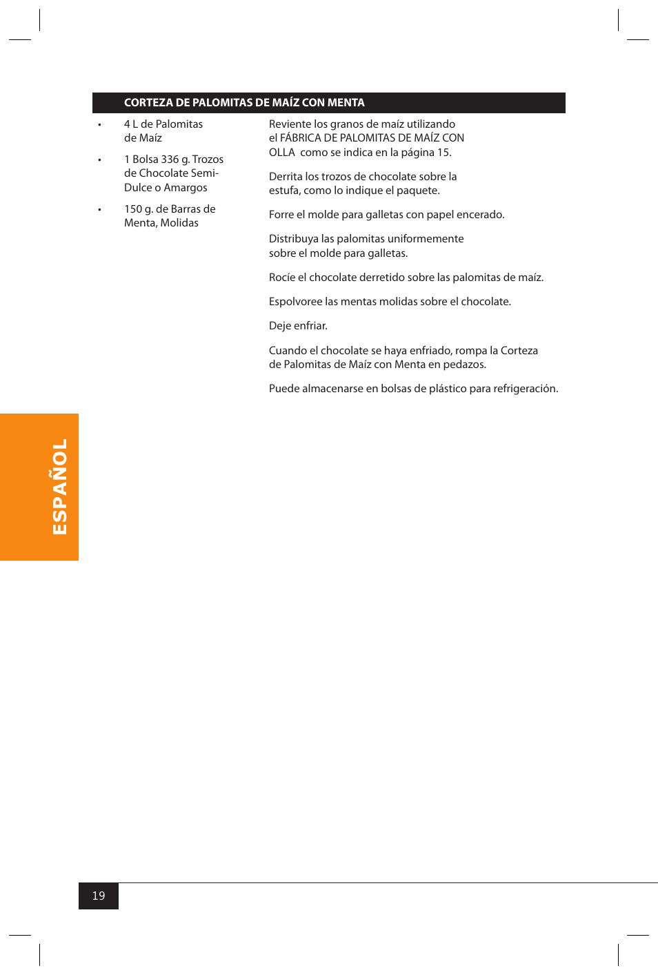 Nostalgia Electrics KPM200 User Manual | Page 21 / 32