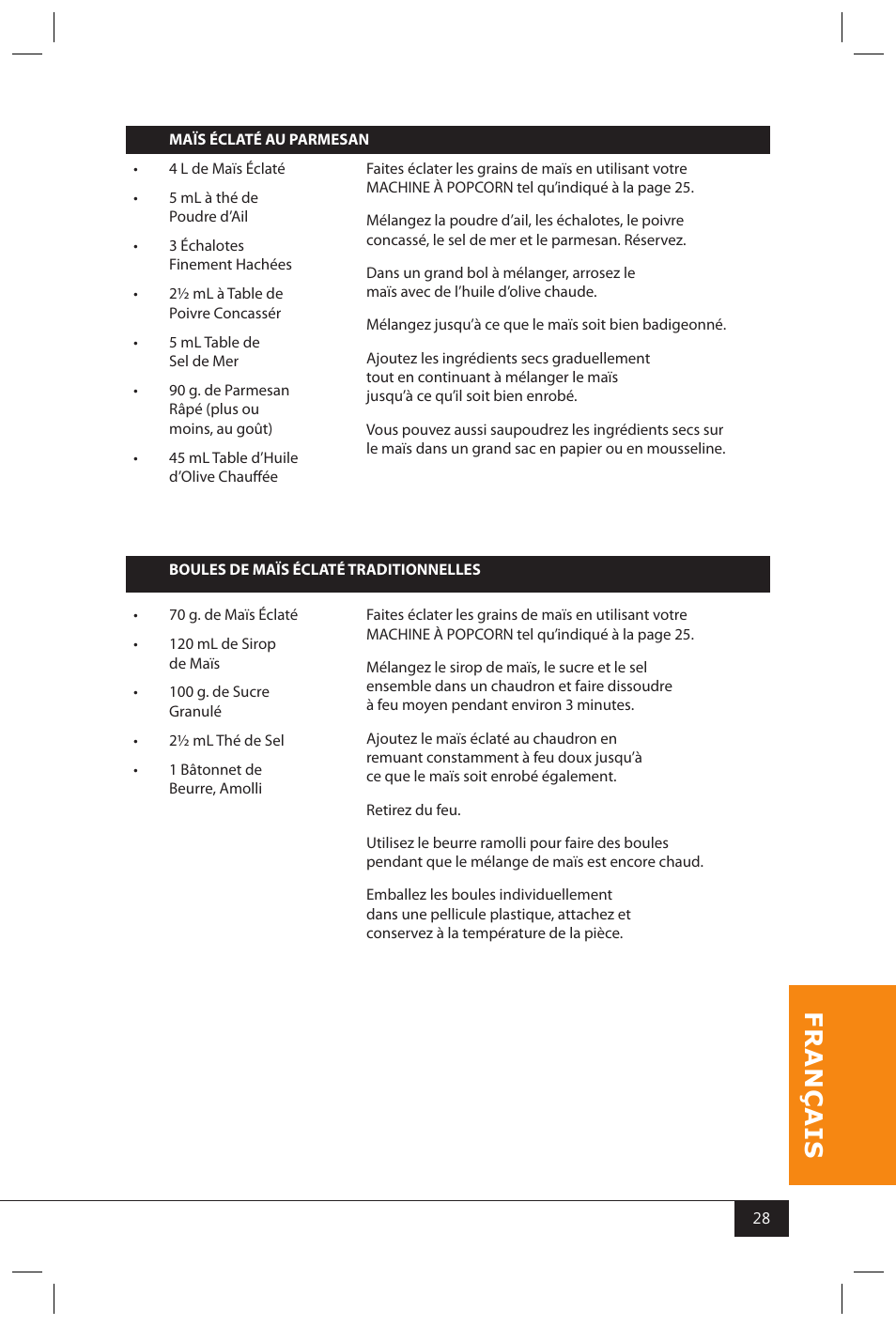Nostalgia Electrics KPM200 User Manual | Page 30 / 32