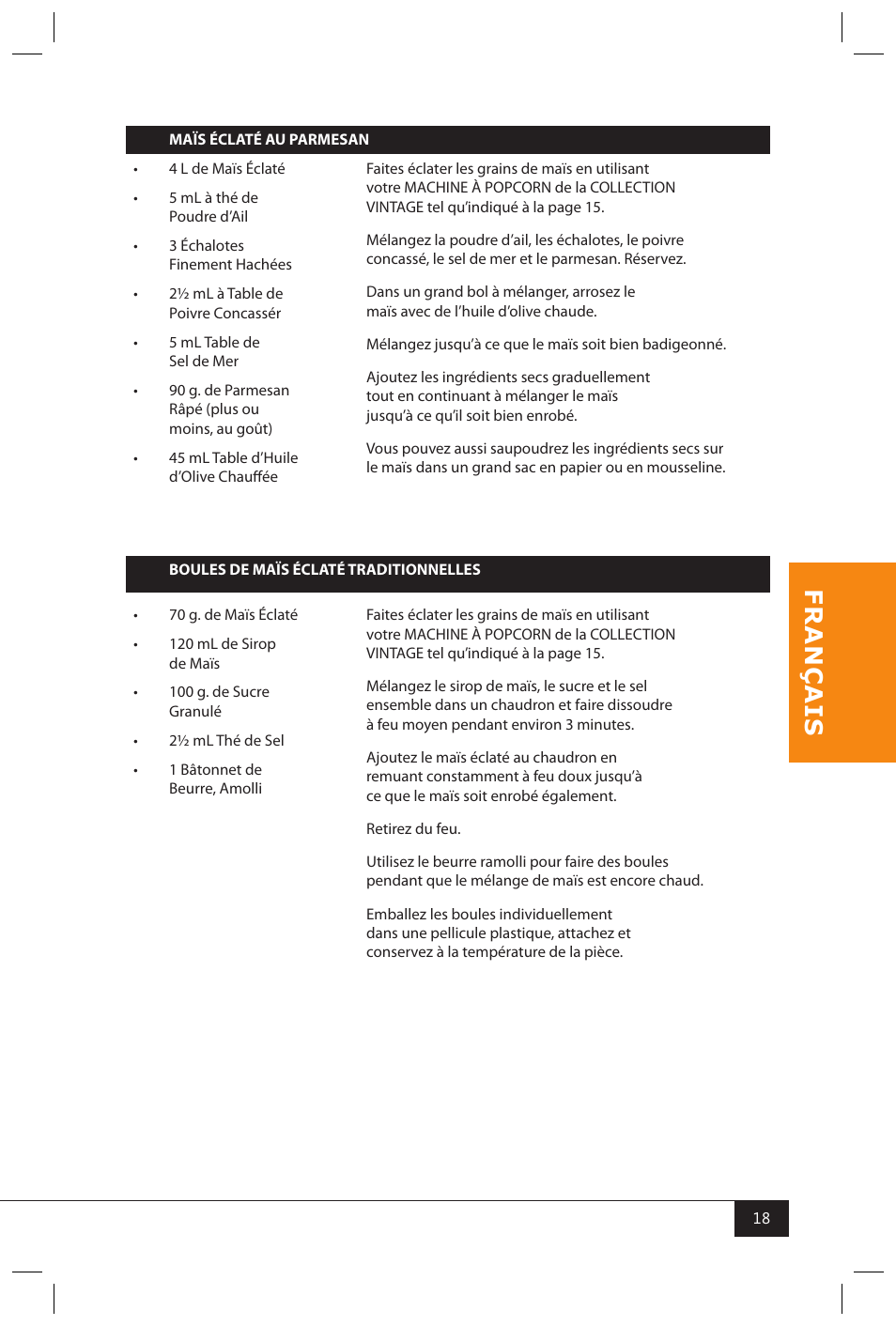 Nostalgia Electrics SERIES KPM508 User Manual | Page 20 / 32