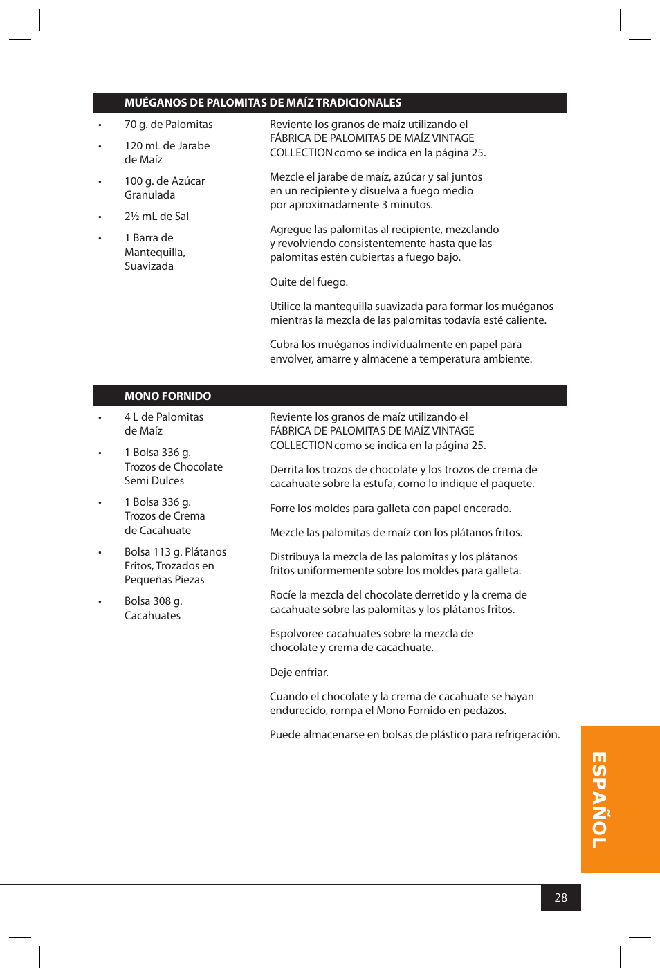 Nostalgia Electrics SERIES KPM508 User Manual | Page 30 / 32