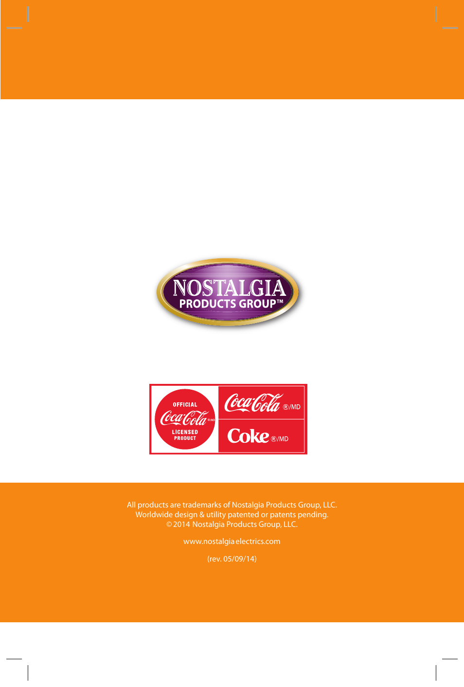 Nostalgia Electrics RHP310 COKEKIT User Manual | 31 pages