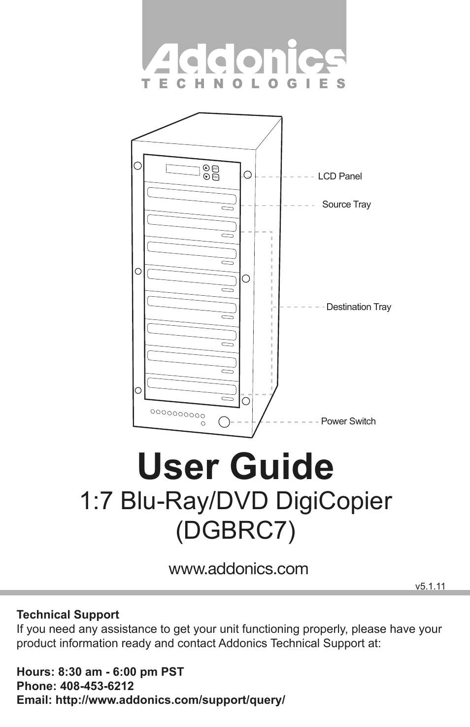 Addonics Technologies DGBRC7 User Manual | 2 pages