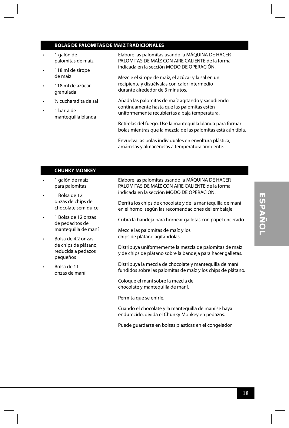 Nostalgia Electrics OFP501 COKE User Manual | Page 20 / 32