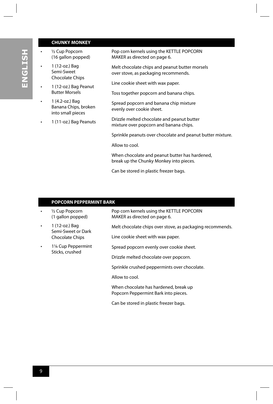 En g li s h | Nostalgia Electrics RKP630 COKE User Manual | Page 11 / 32