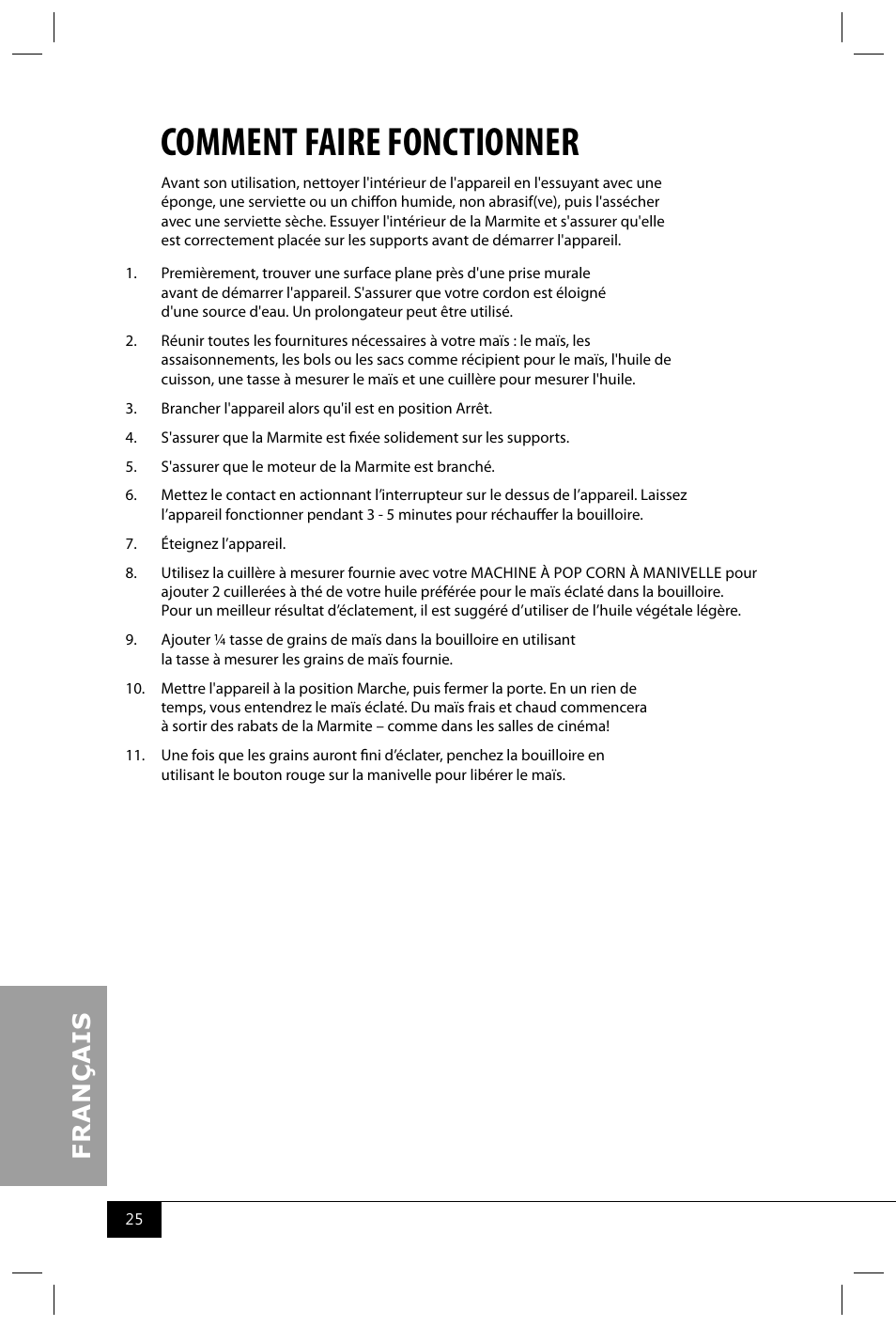 Comment faire fonctionner | Nostalgia Electrics RKP630 COKE User Manual | Page 27 / 32