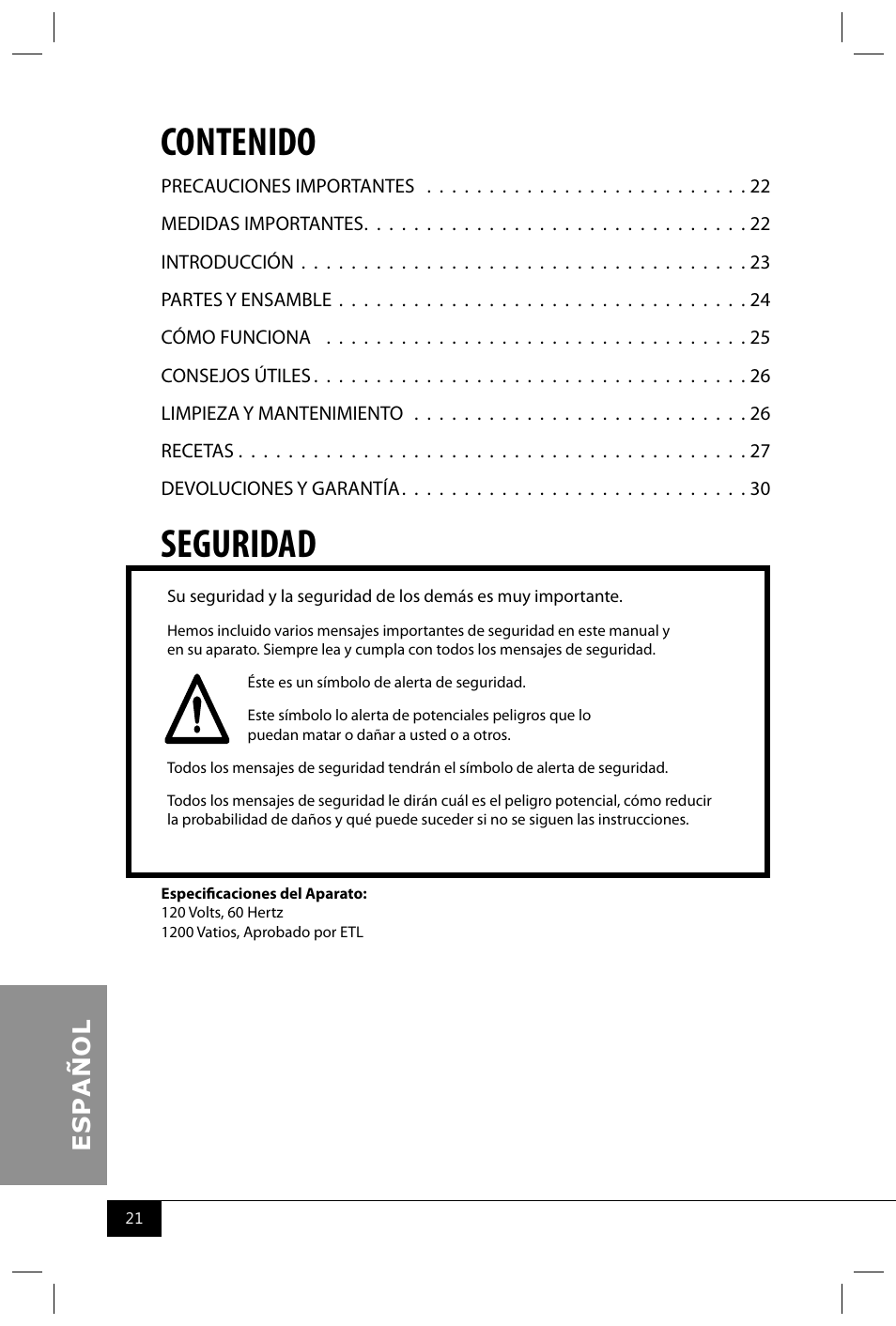 Nostalgia Electrics RHP625 SERIES User Manual | Page 23 / 32