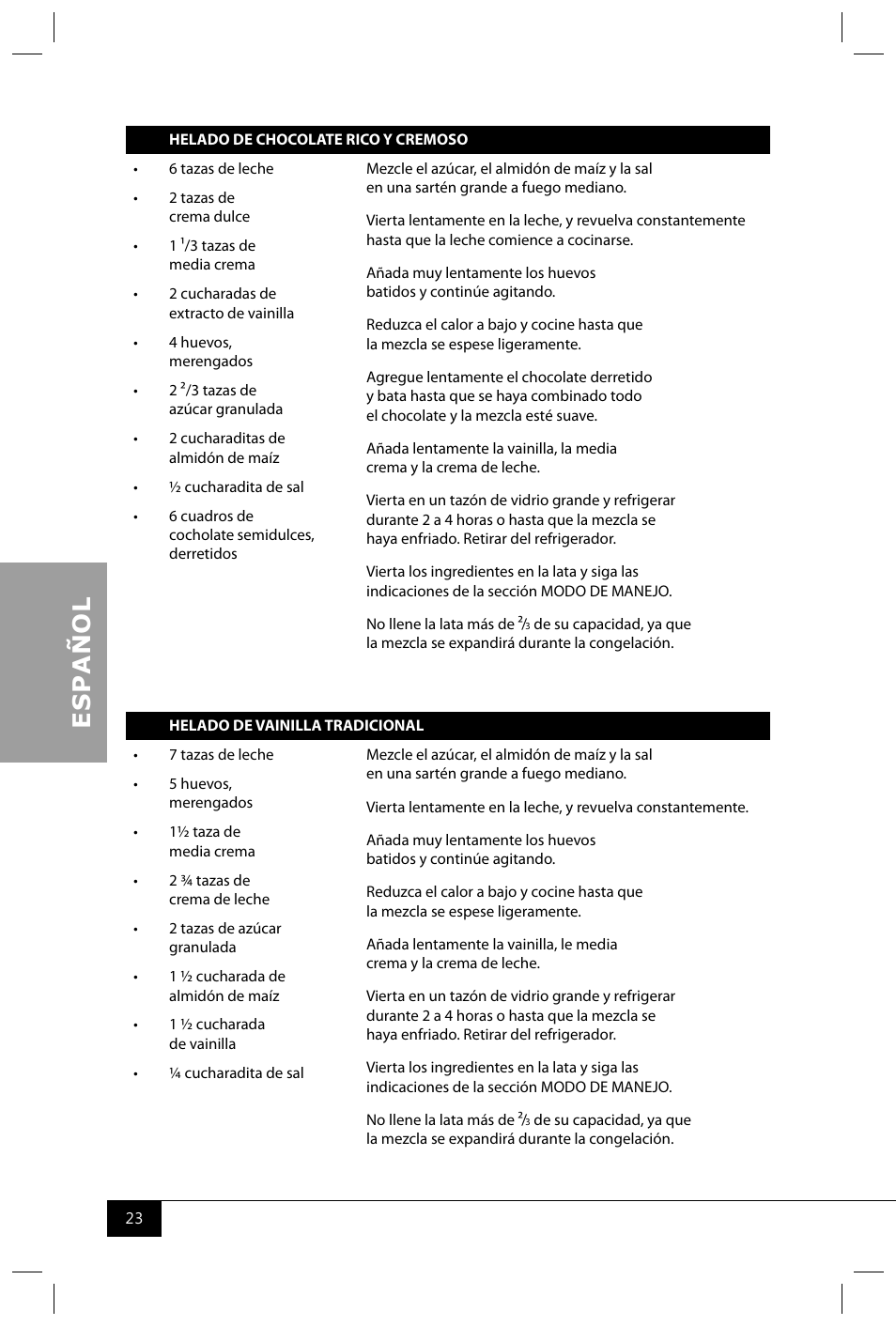 Nostalgia Electrics ICMP400 SERIES User Manual | Page 25 / 42