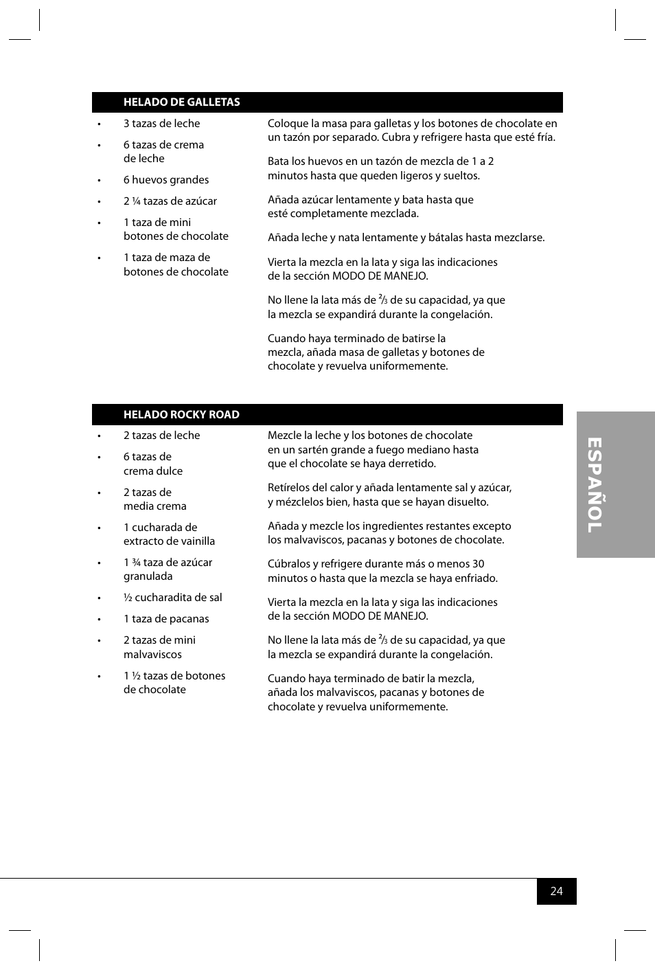 Nostalgia Electrics ICMP400 SERIES User Manual | Page 26 / 42