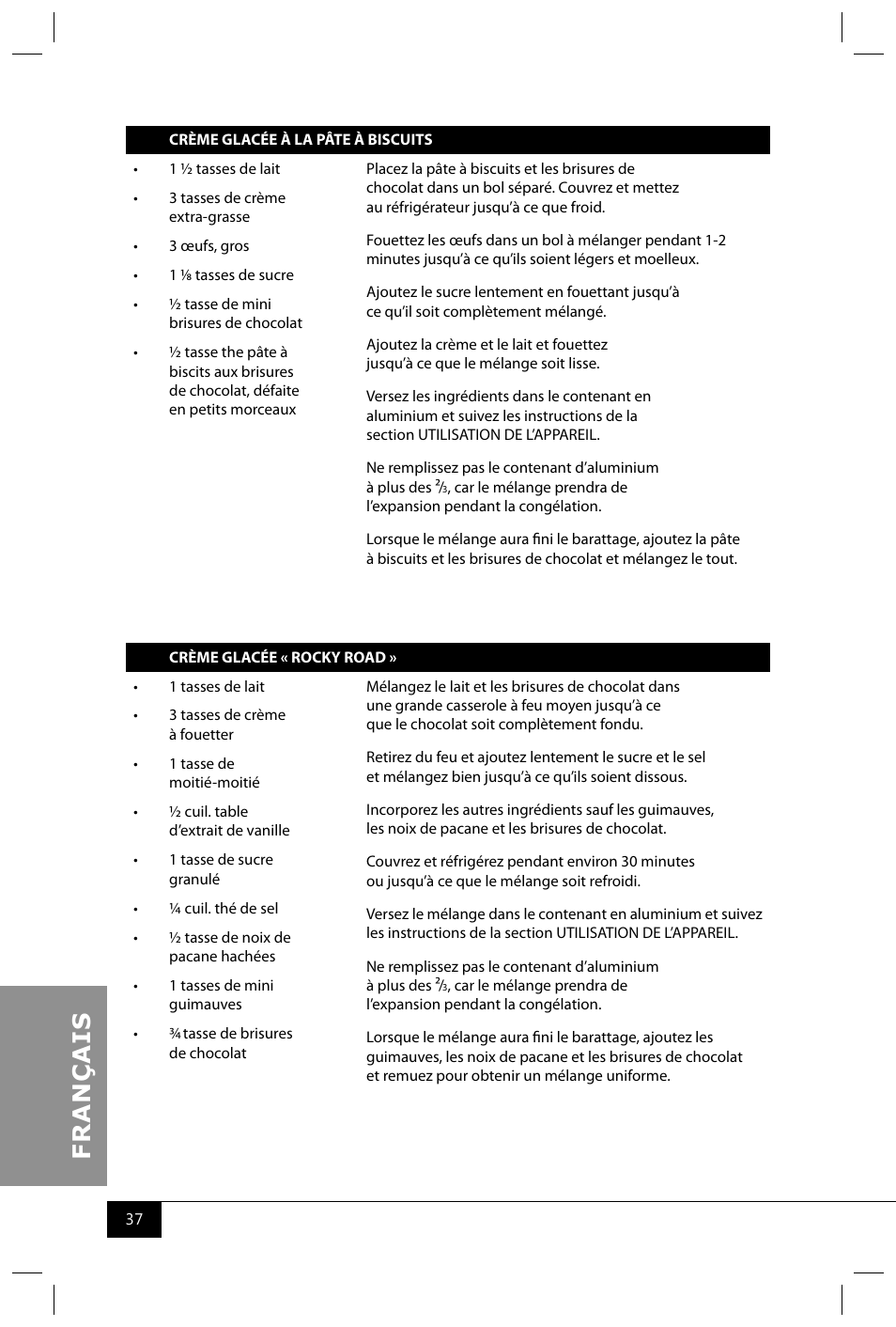 Nostalgia Electrics ICMP200 WD User Manual | Page 39 / 42